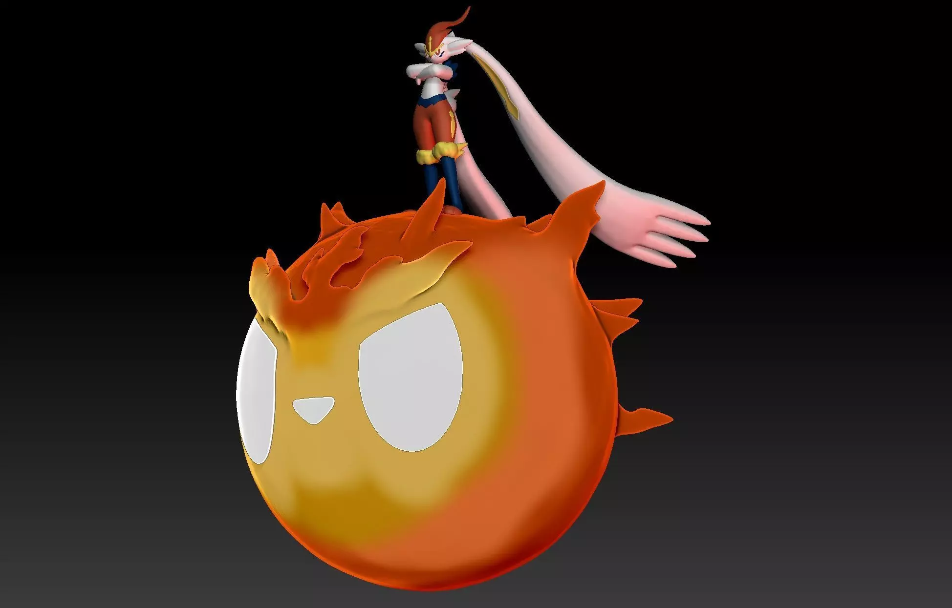 Pokemon Gigantamax Cinderace 3D print model_0