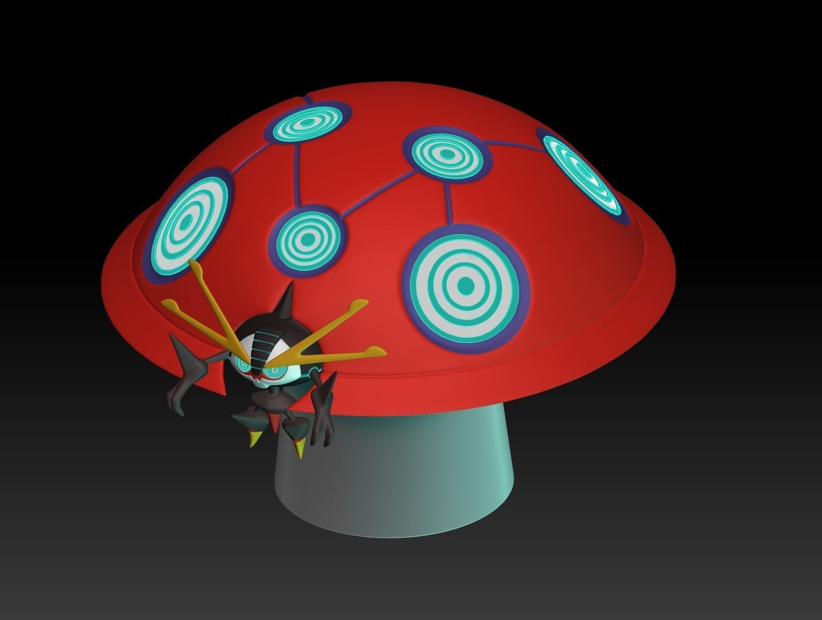 Pokemon Gigantamax Orbeetle 3D print model_1