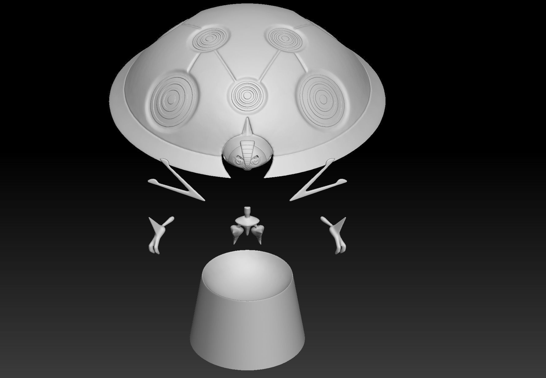 Pokemon Gigantamax Orbeetle 3D print model_3