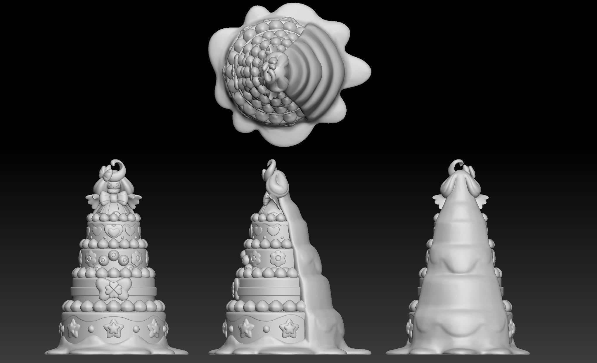 Pokemon Gigantamax Alcremie 3D print model_1