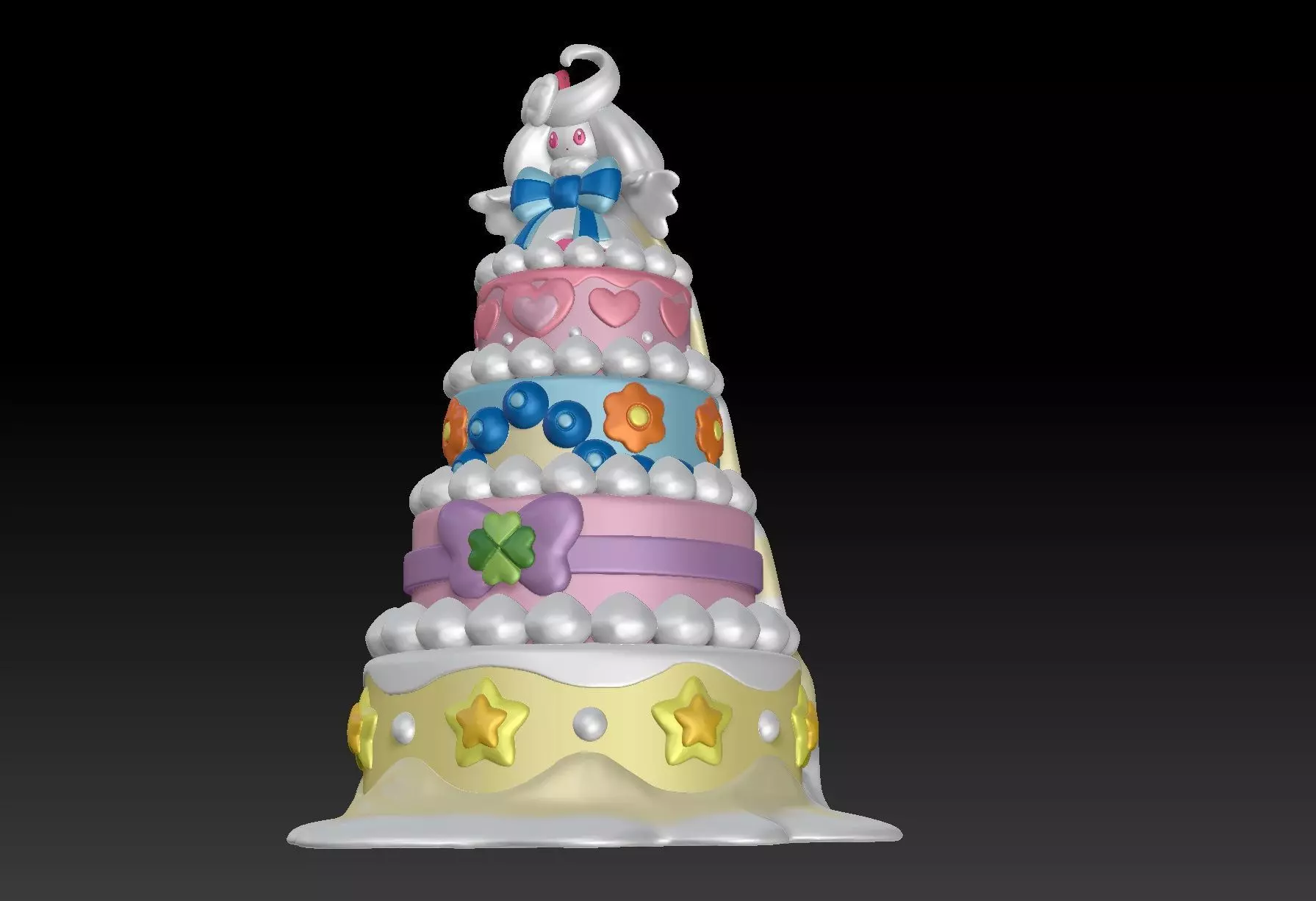 Pokemon Gigantamax Alcremie 3D print model_0