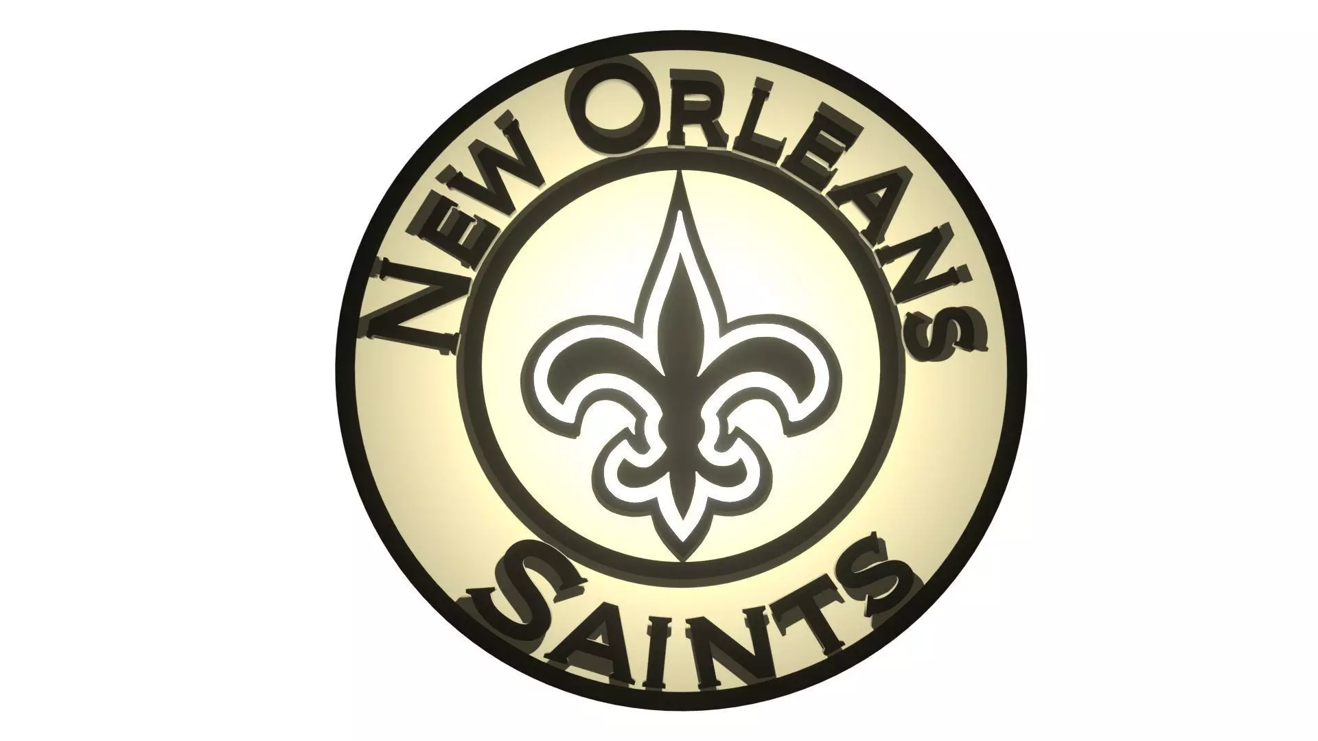 New Orleans Saints disc 2 3D model