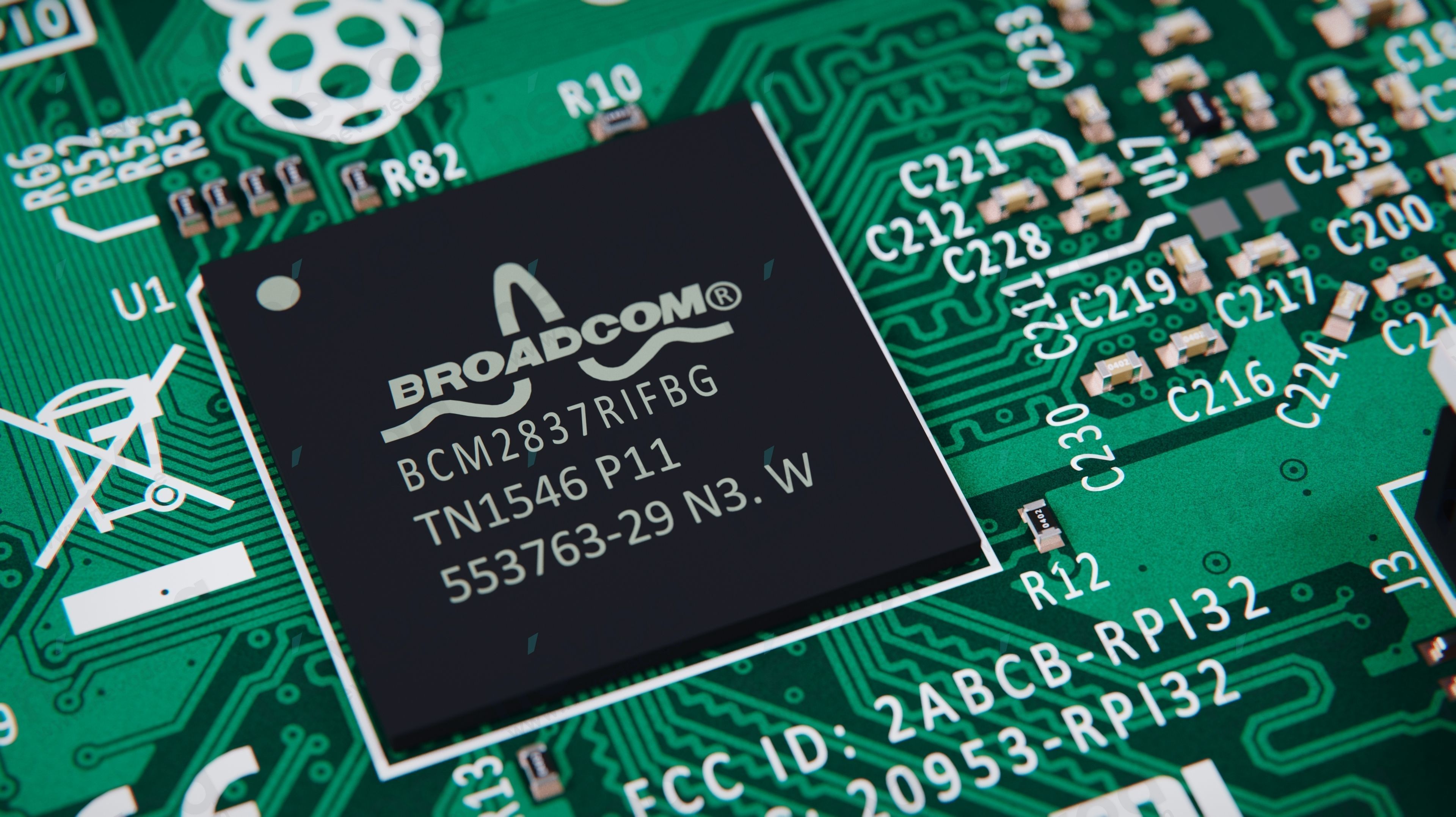 Single-board computers - Raspberry Pi 3 Model B - Raspberry Pi 3D model_14