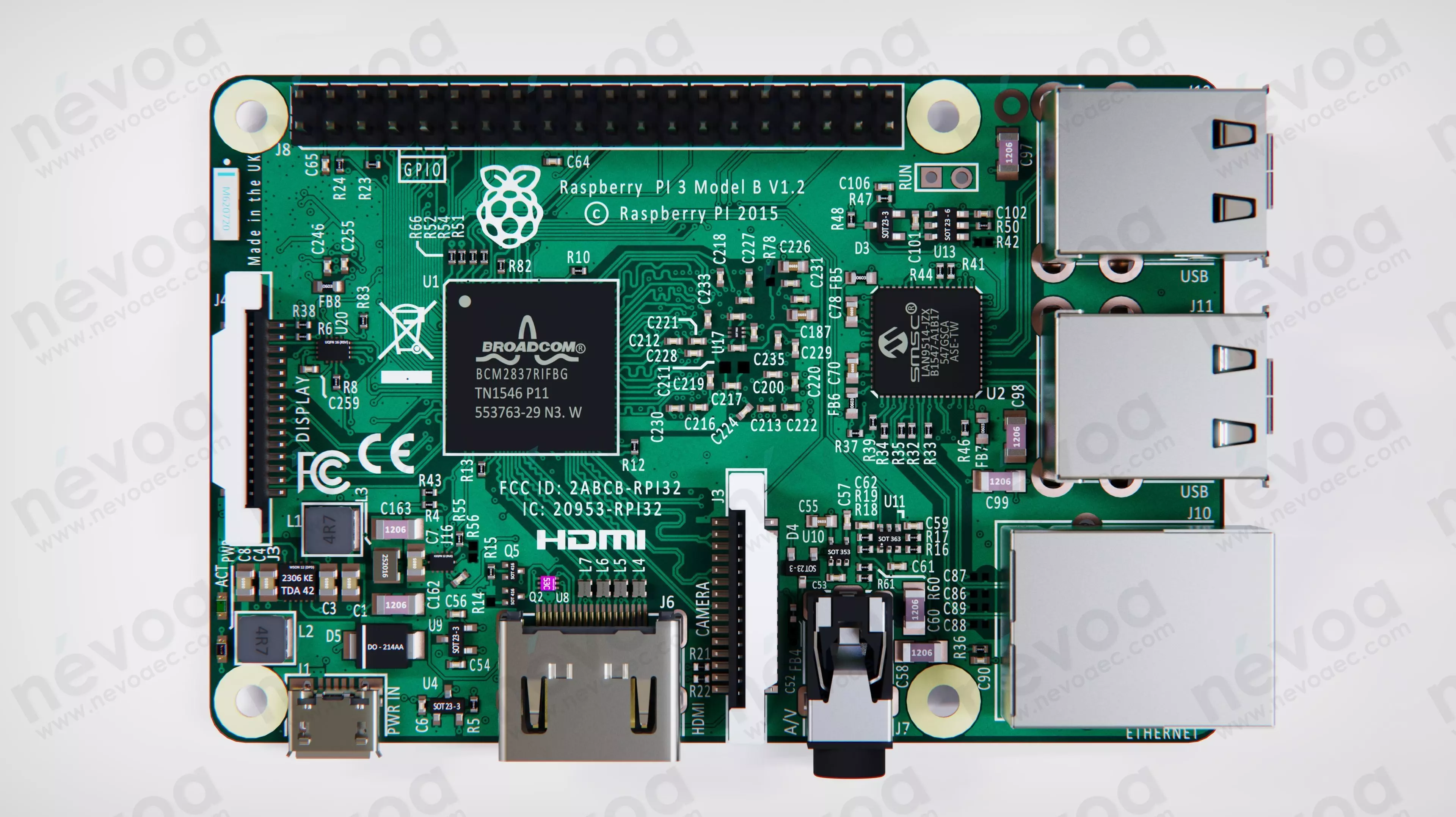 Single-board computers - Raspberry Pi 3 Model B - Raspberry Pi 3D model_0