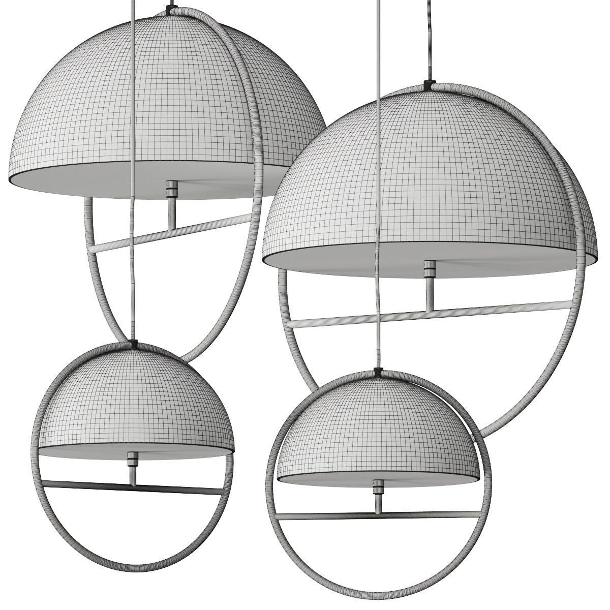 SEED DESIGN Huan LED Pendant Lamp 3D model_1