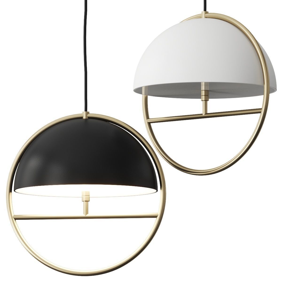 SEED DESIGN Huan LED Pendant Lamp 3D model_2