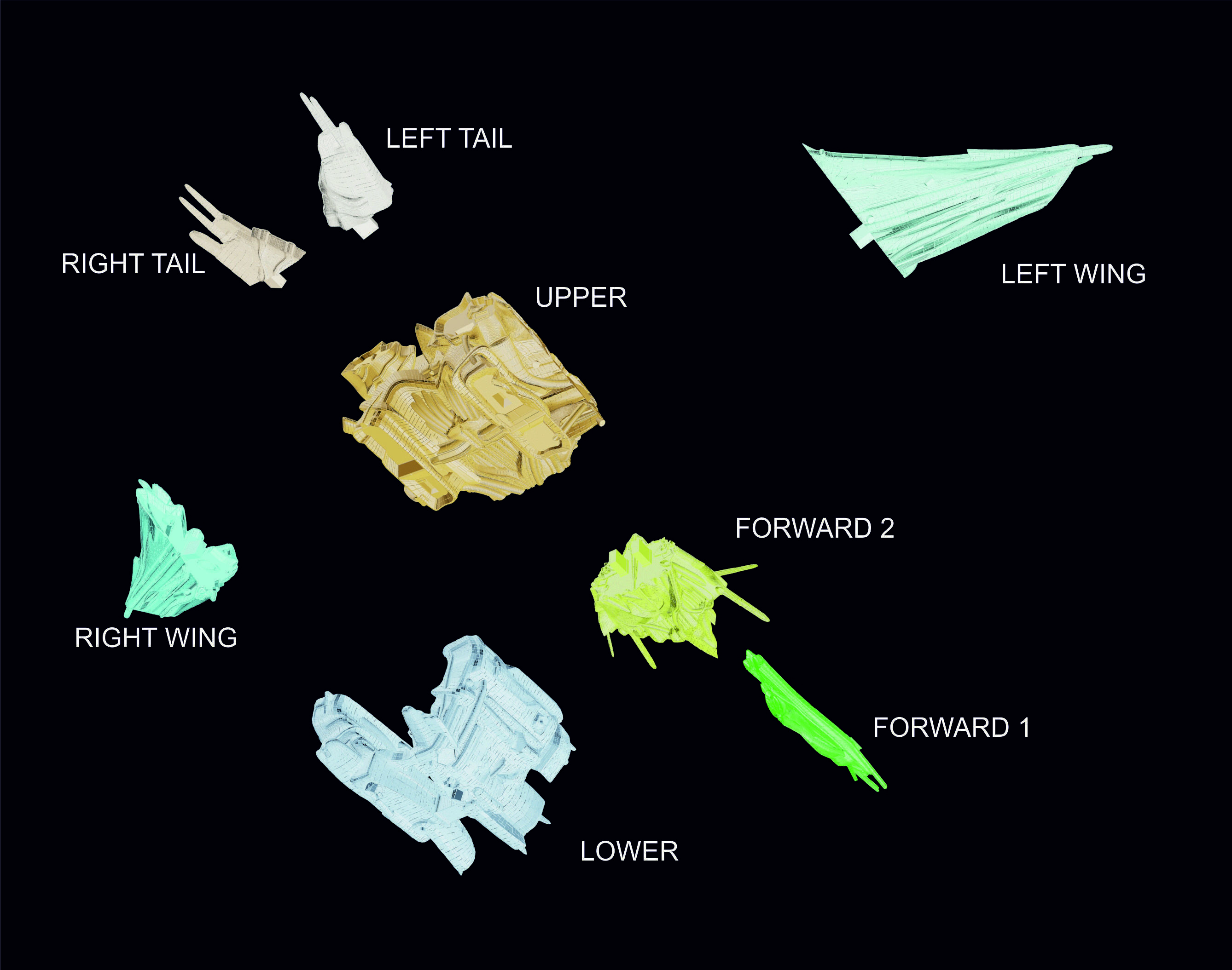Expanse Magnetar Class Battlecruiser 3D print model_13