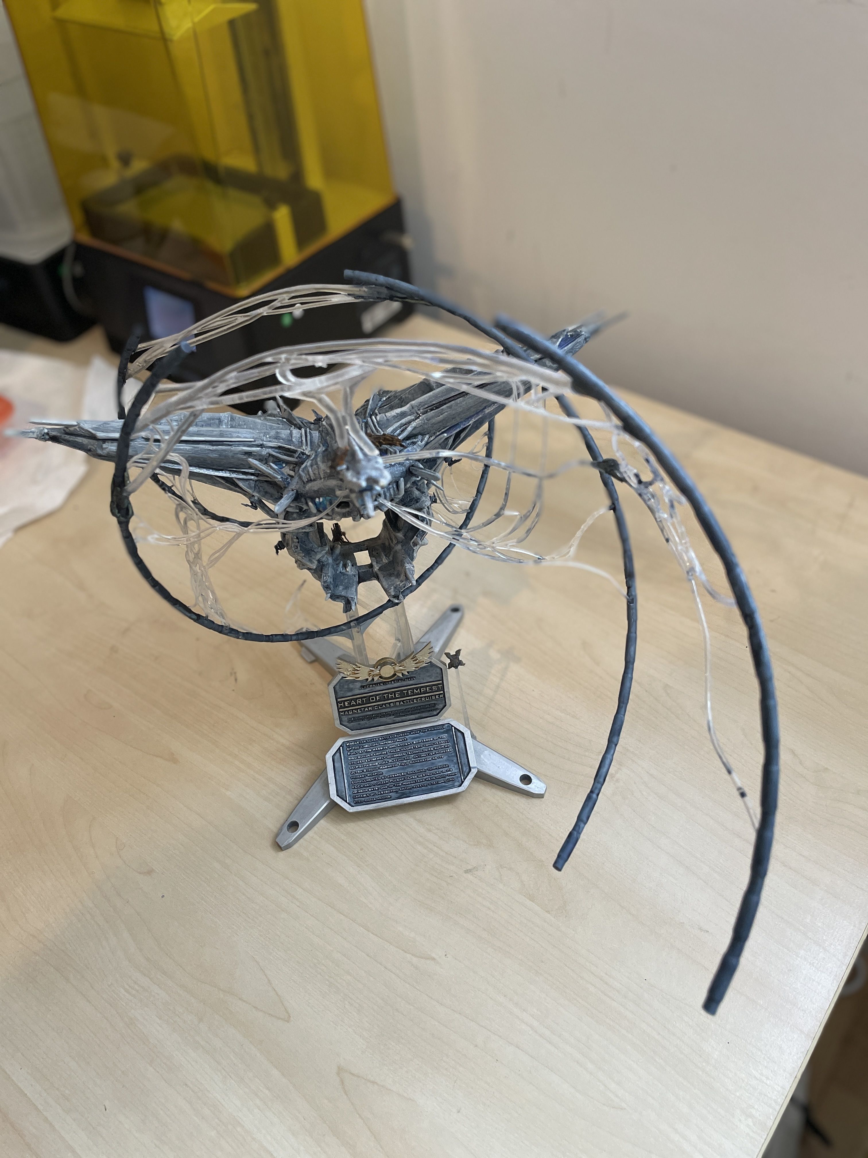 Expanse Magnetar Class Battlecruiser 3D print model_31