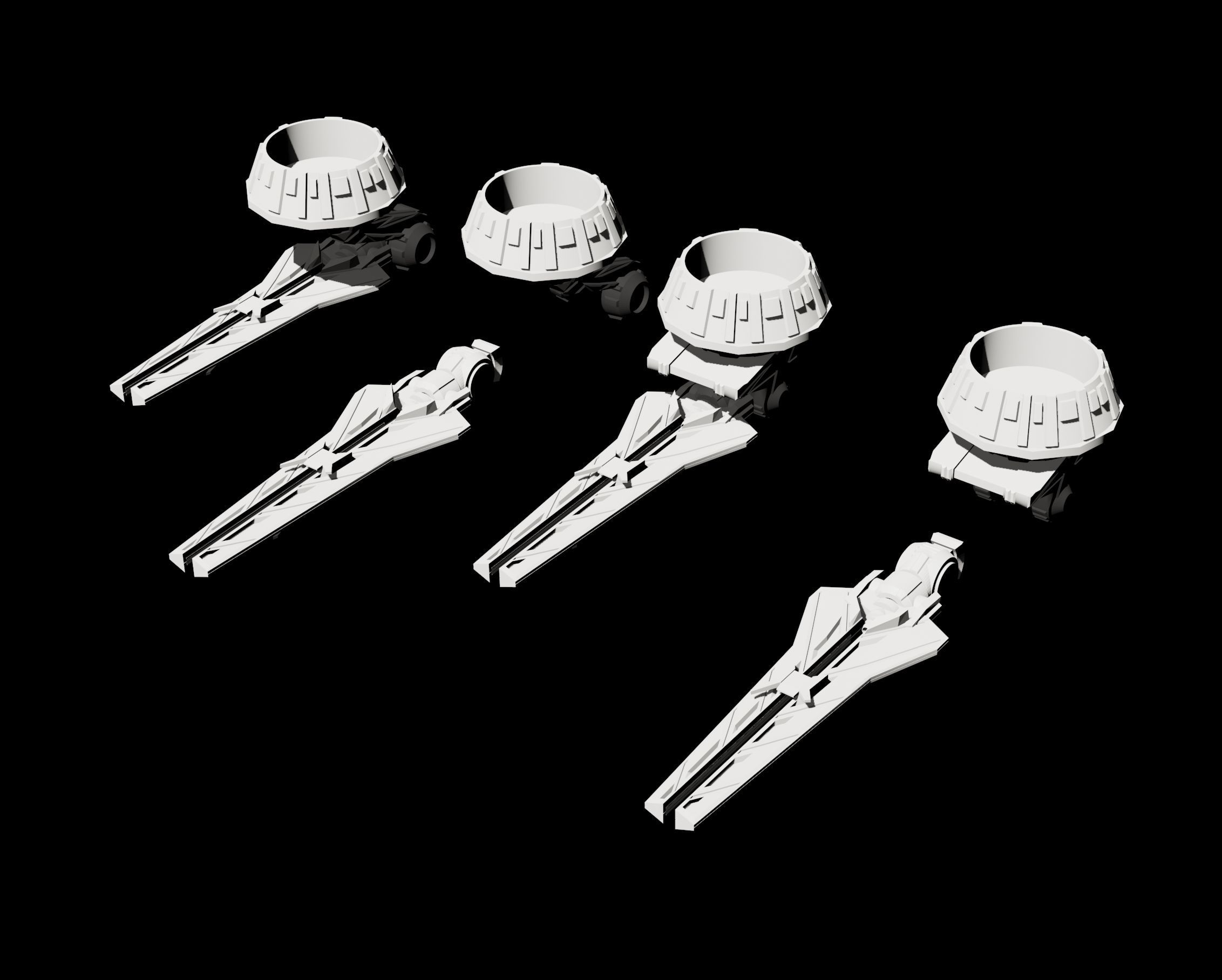 Expanse Magnetar Class Battlecruiser 3D print model_19