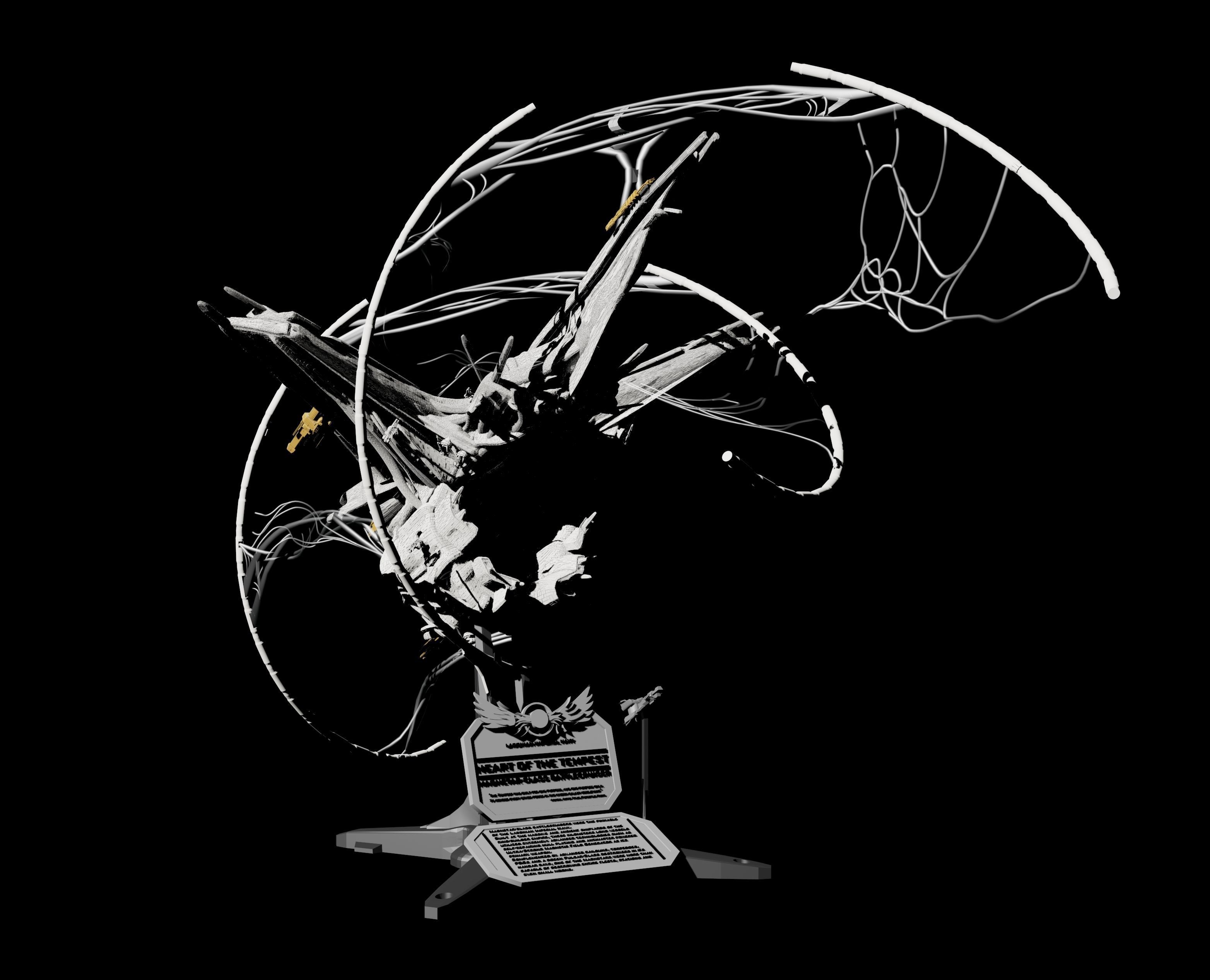 Expanse Magnetar Class Battlecruiser 3D print model_4