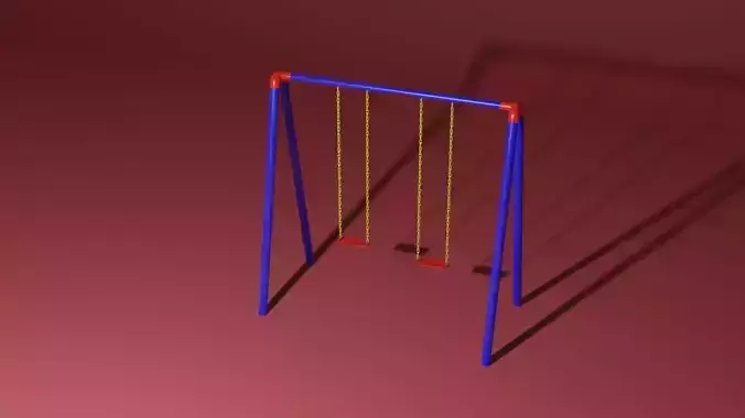 Playground Swing 3D model