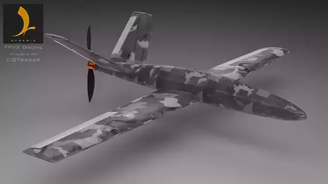 3D printable RC Drone FPVX 3D print model