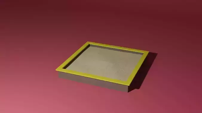 Playground Sandbox Low-poly 3D model