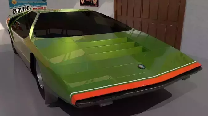 Alfa Romeo Carabo 3D model