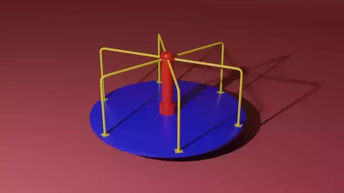 Merry go round 3D model