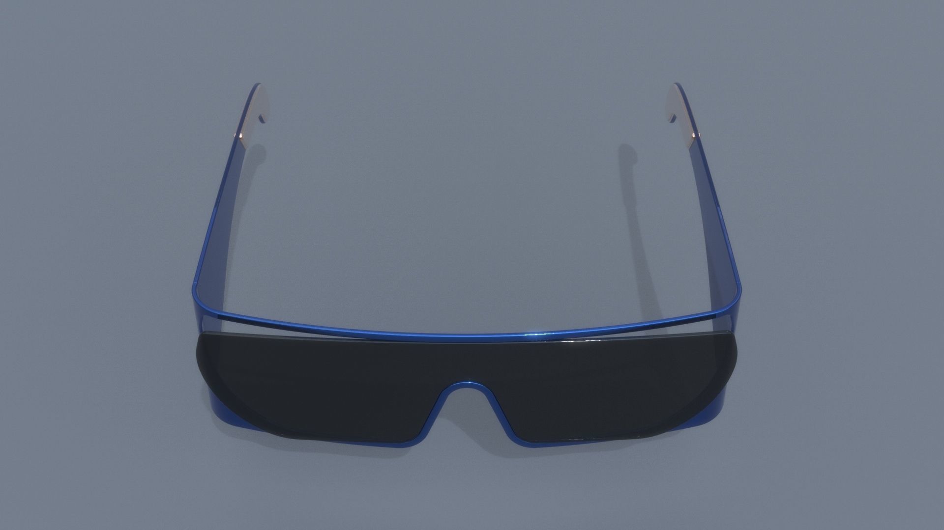 Fashion sci fi sun glasses DIOR x RIHANNA 3D model_6