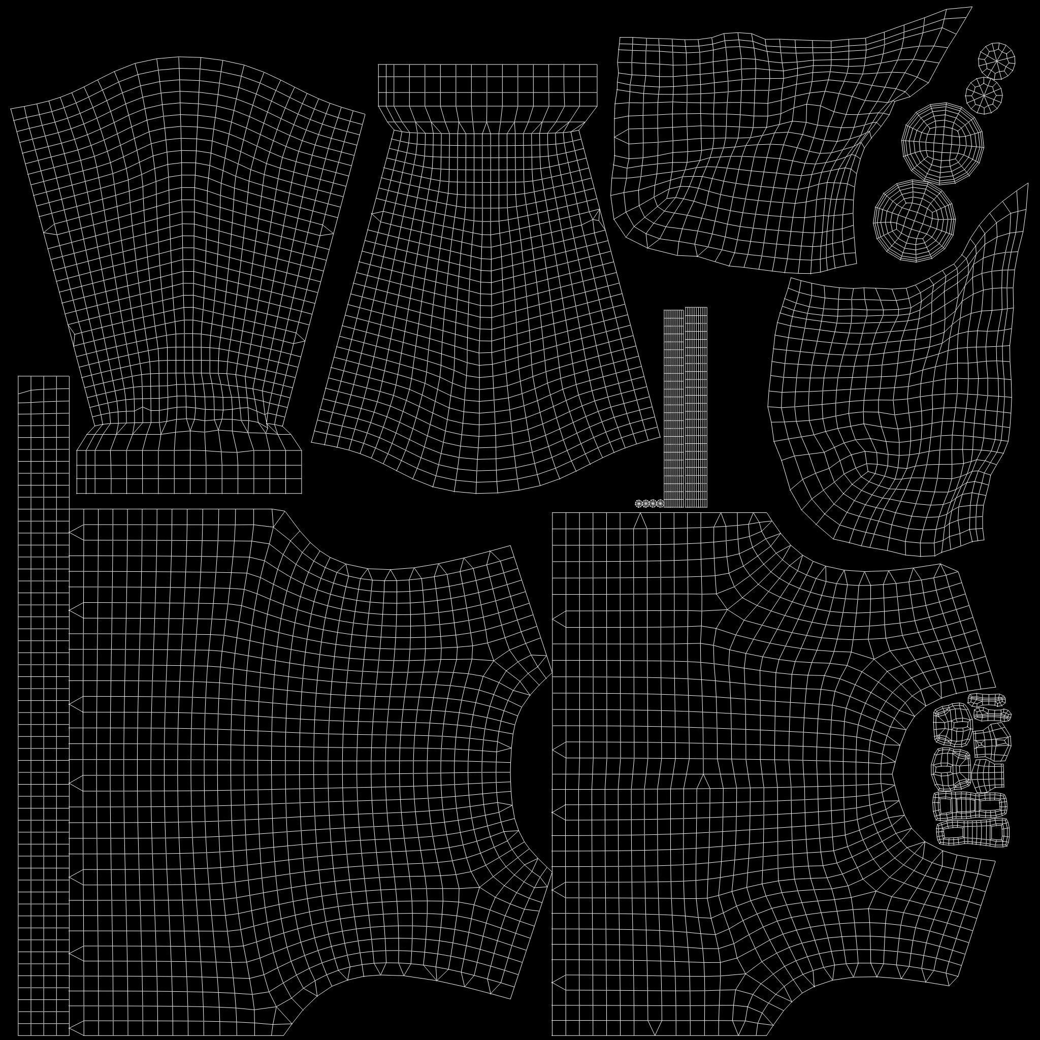 Female Fashion Sports Outfit Low-poly 3D model_14