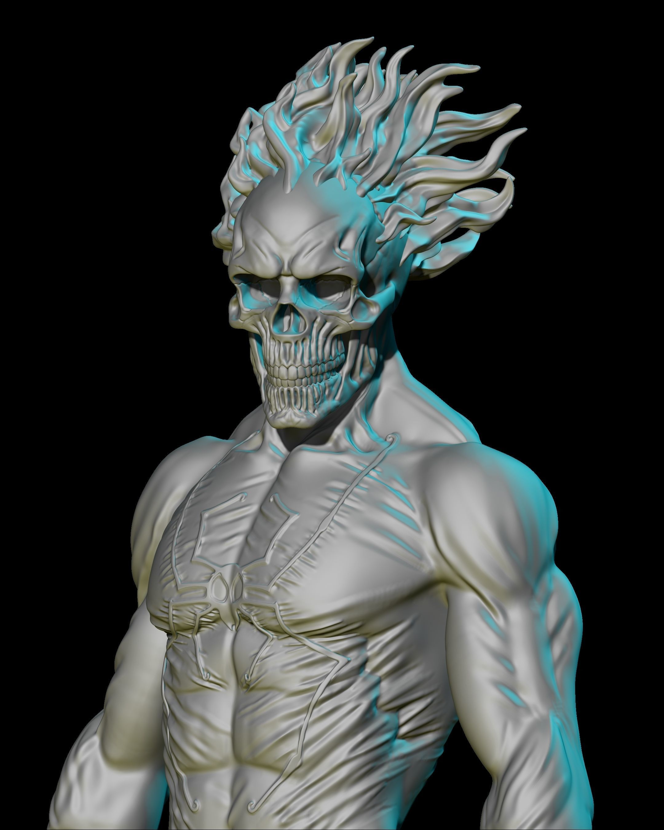 Spiderman Ps4 Suit and Ghost Spider 3D print model_2