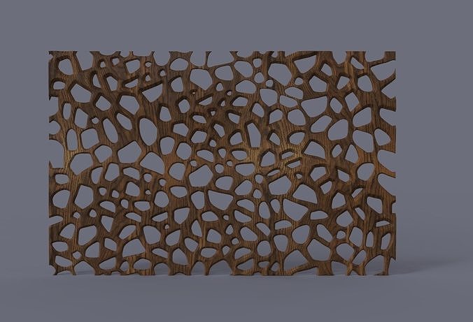 Organic wall hanging 3D print model