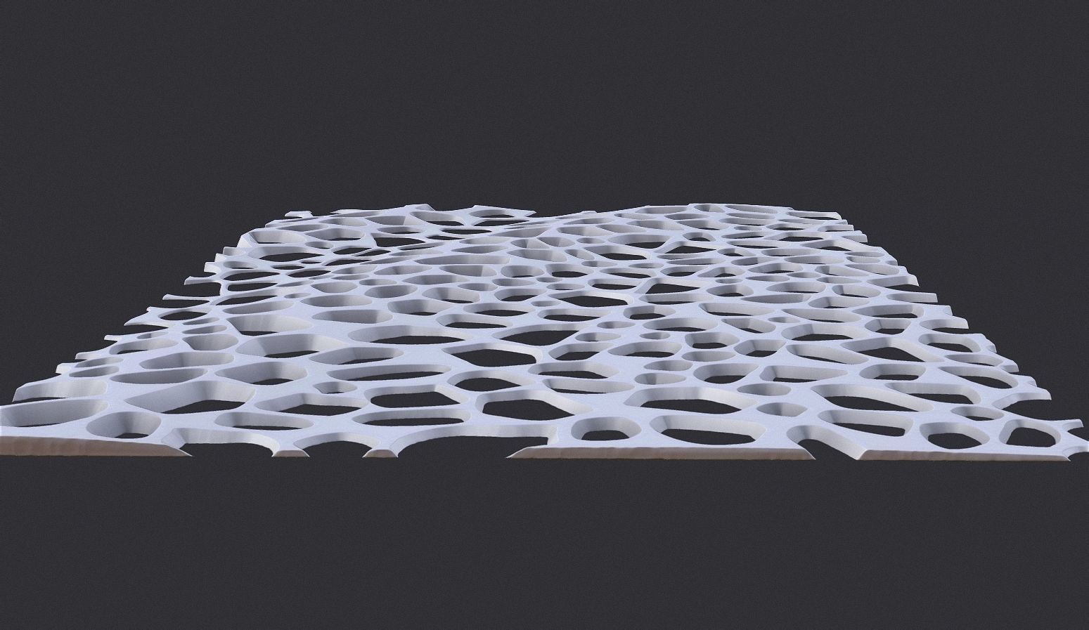 Organic wall hanging 3D print model_8