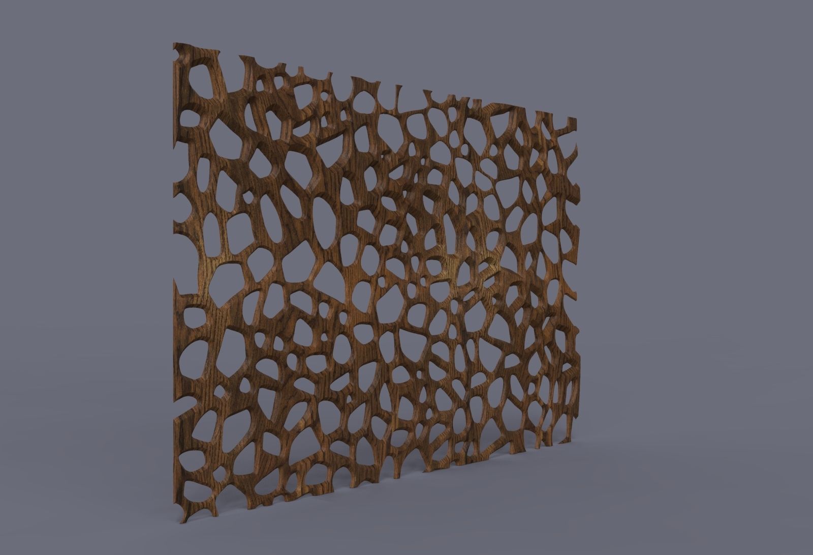 Organic wall hanging 3D print model_1