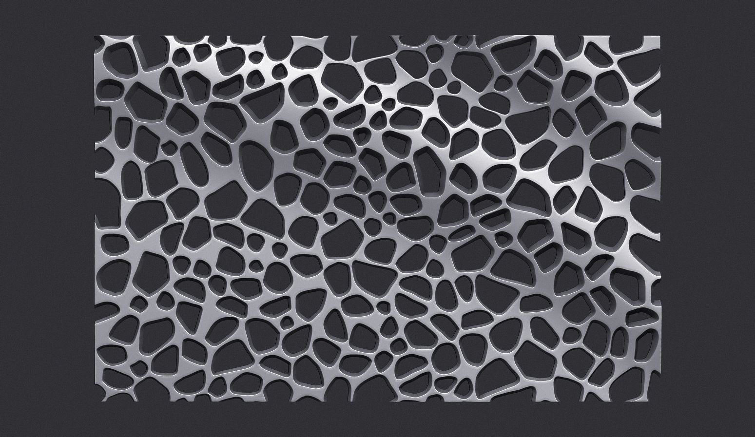 Organic wall hanging 3D print model_2