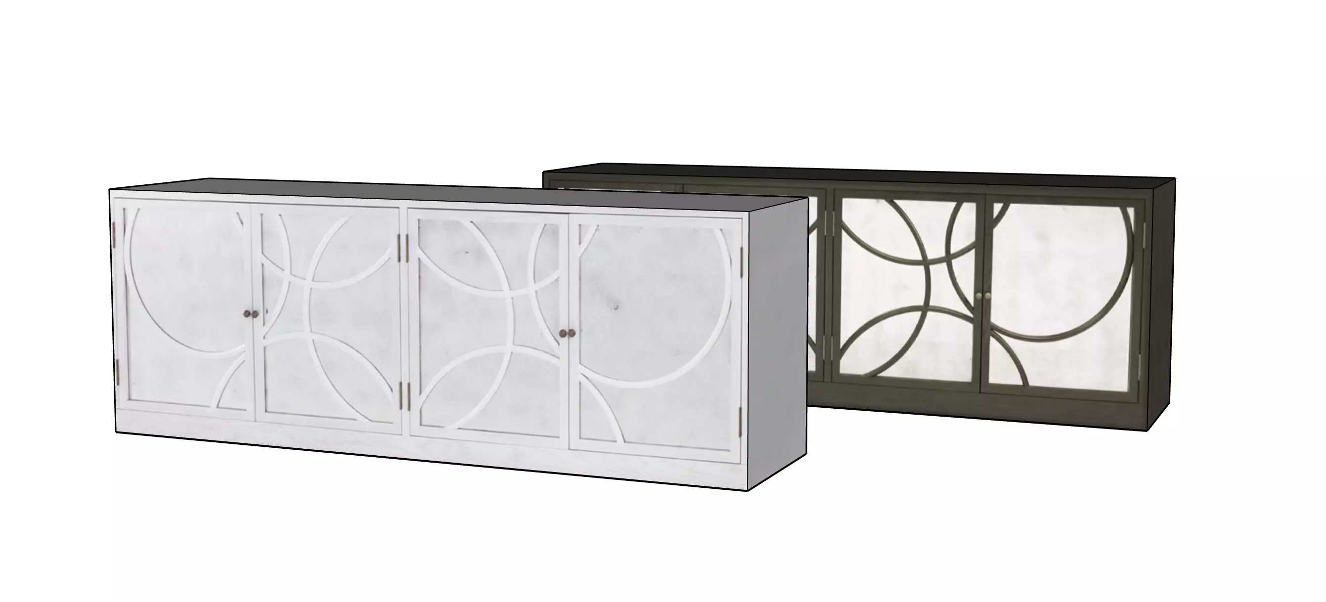 Circles Cabinet by Julian Chichester  3D model_0