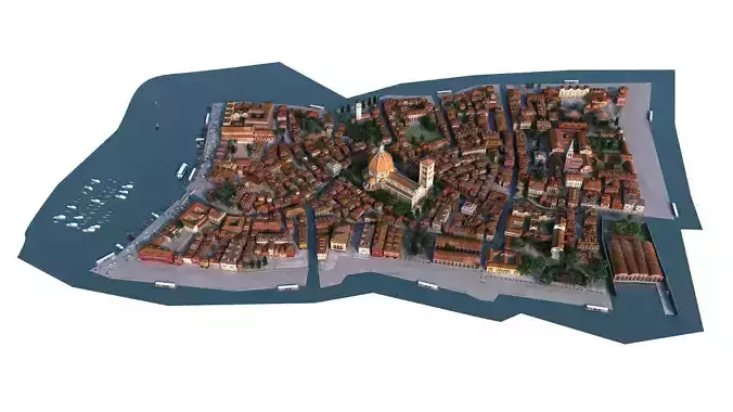 Brazil coast city buildings scene