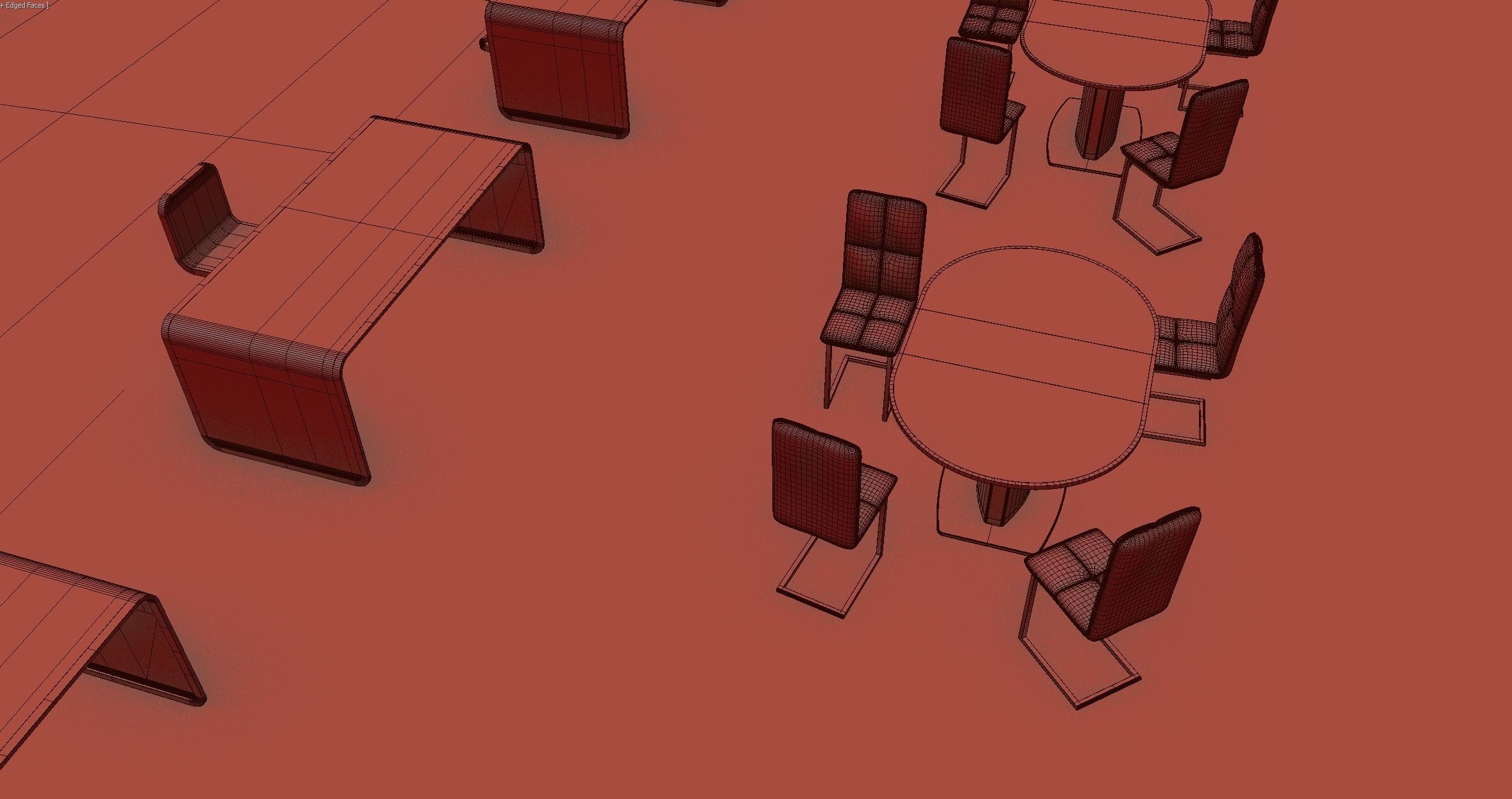 Modern Convention Center Interior 3D model_15