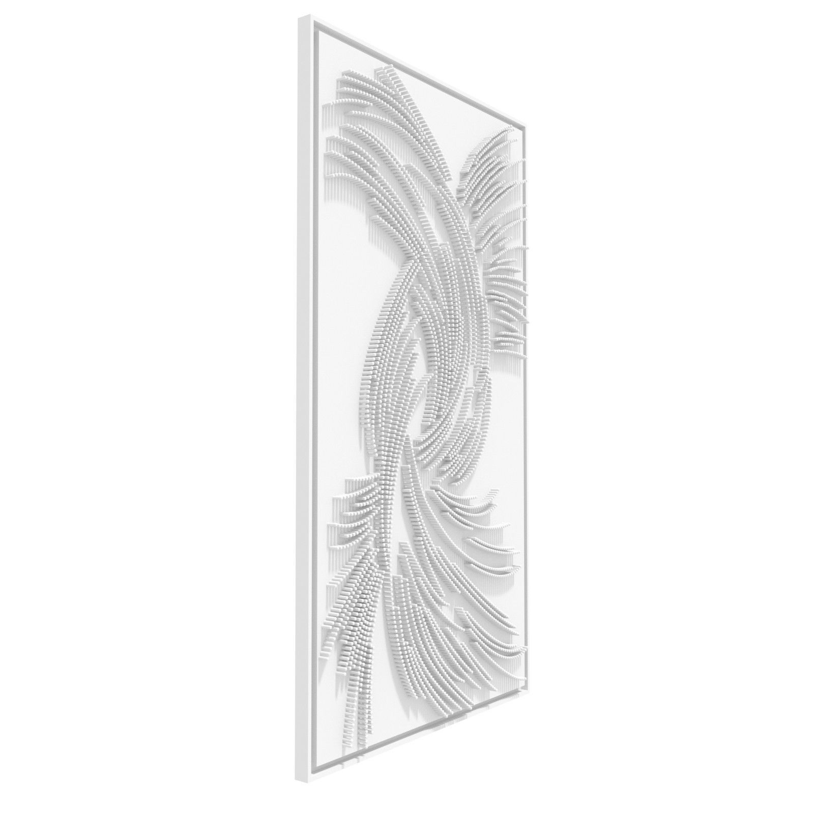 Jane Puylagarde wall sculpture paintings 3D model_1