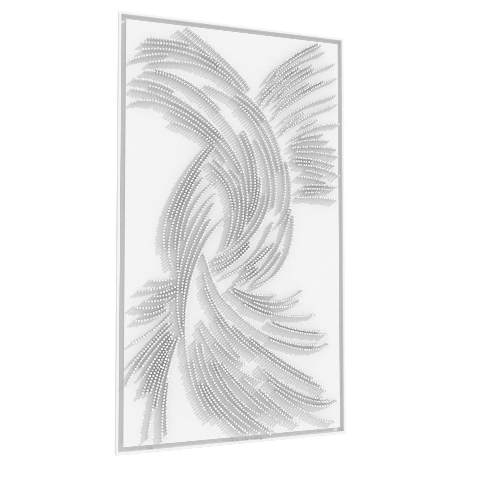 Jane Puylagarde wall sculpture paintings 3D model_3