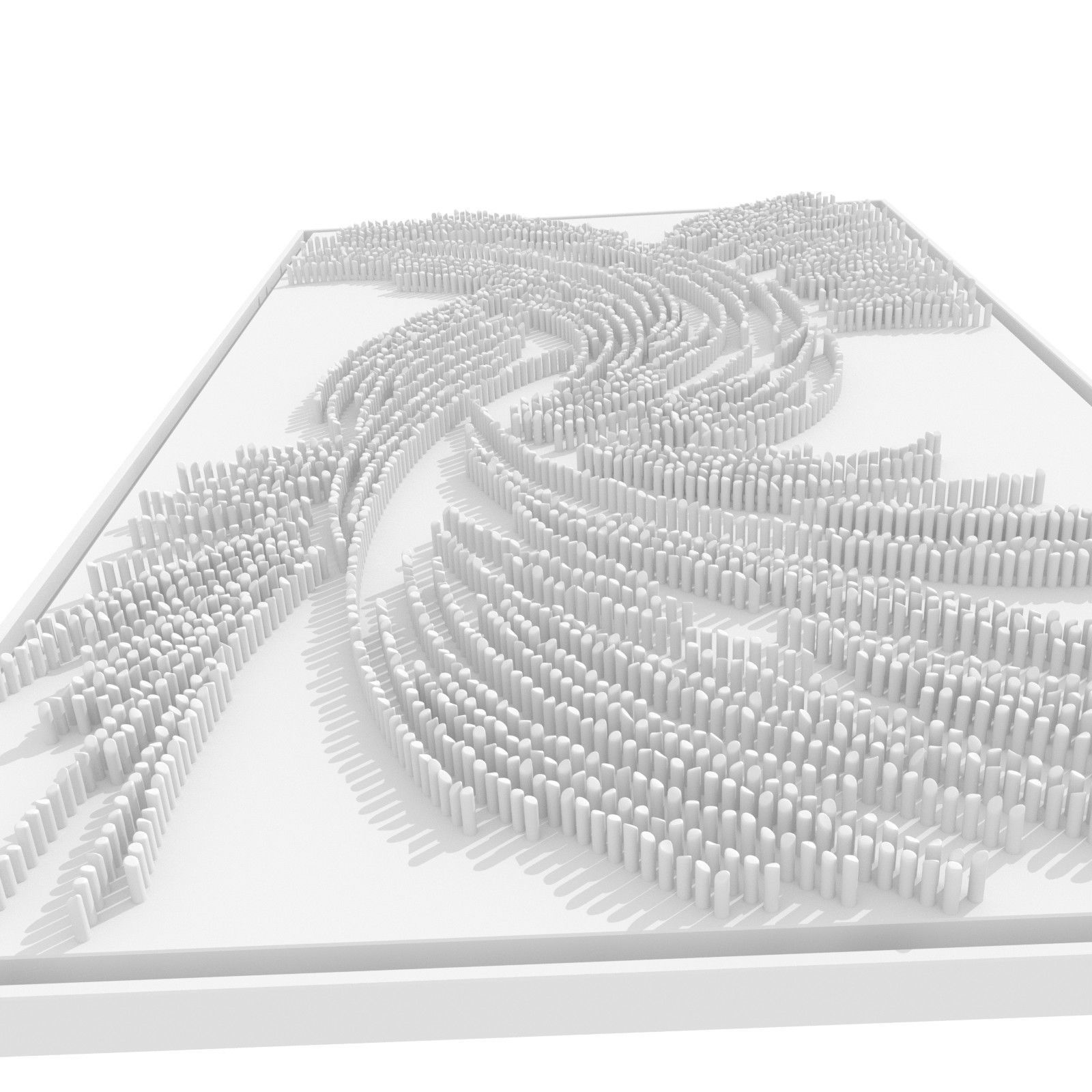 Jane Puylagarde wall sculpture paintings 3D model_5
