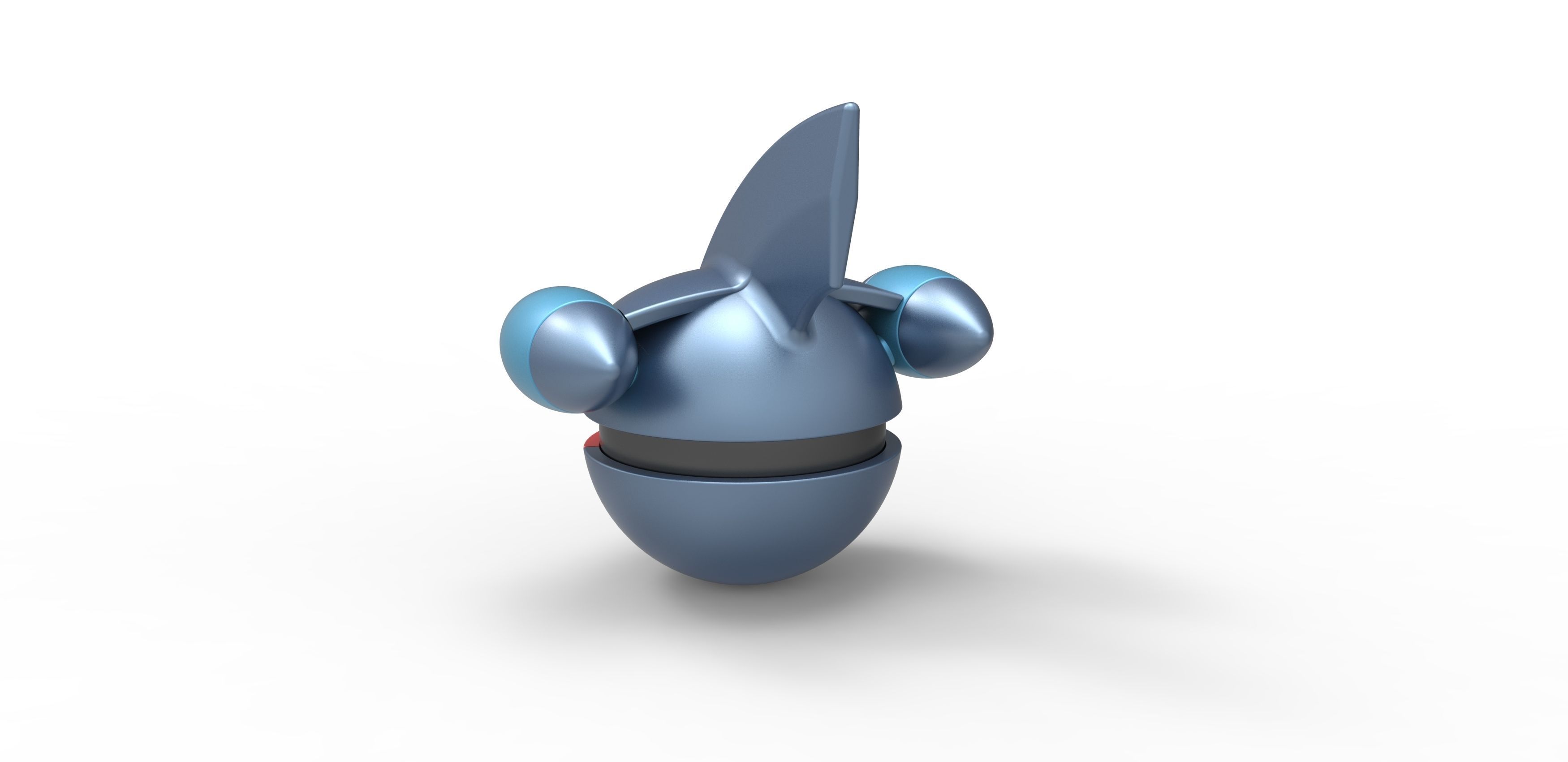 Gible orb 3D print model_7