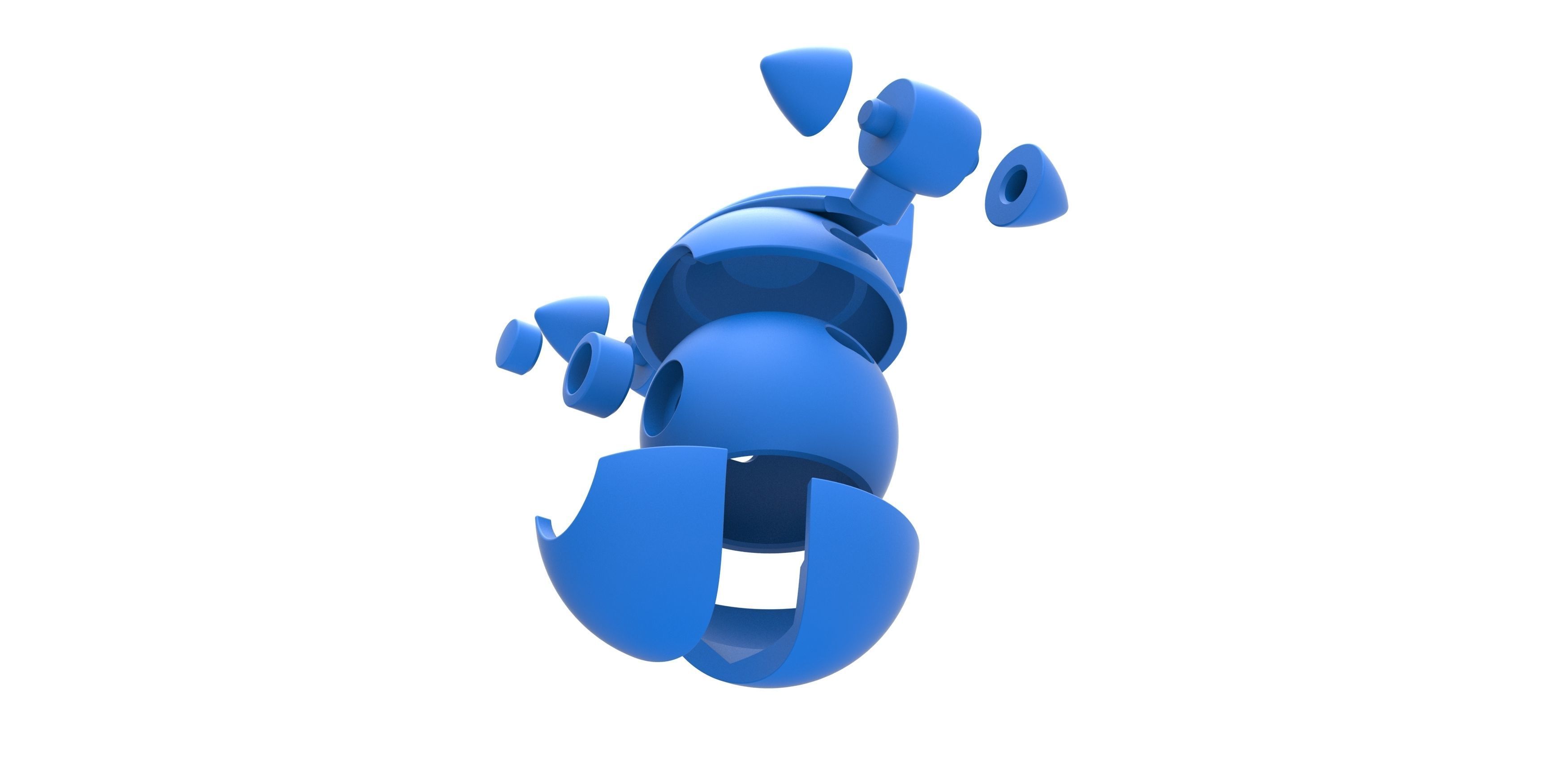 Gible orb 3D print model_17