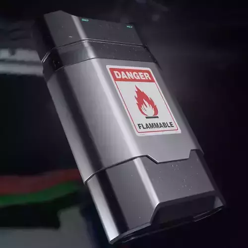 SciFi HardSurface cigarete lighter