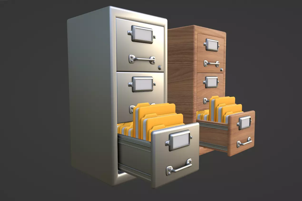 Cartoon Archive 3D model