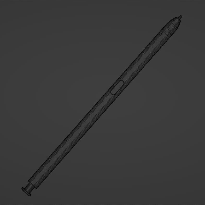 Samsung Galaxy S22 Ultra and S Pen in all Colors 3D model_29