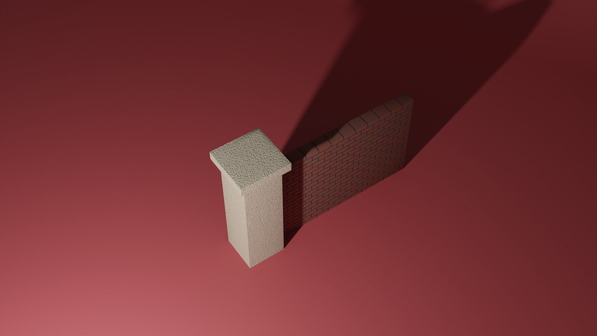 Park wall 3D model_11