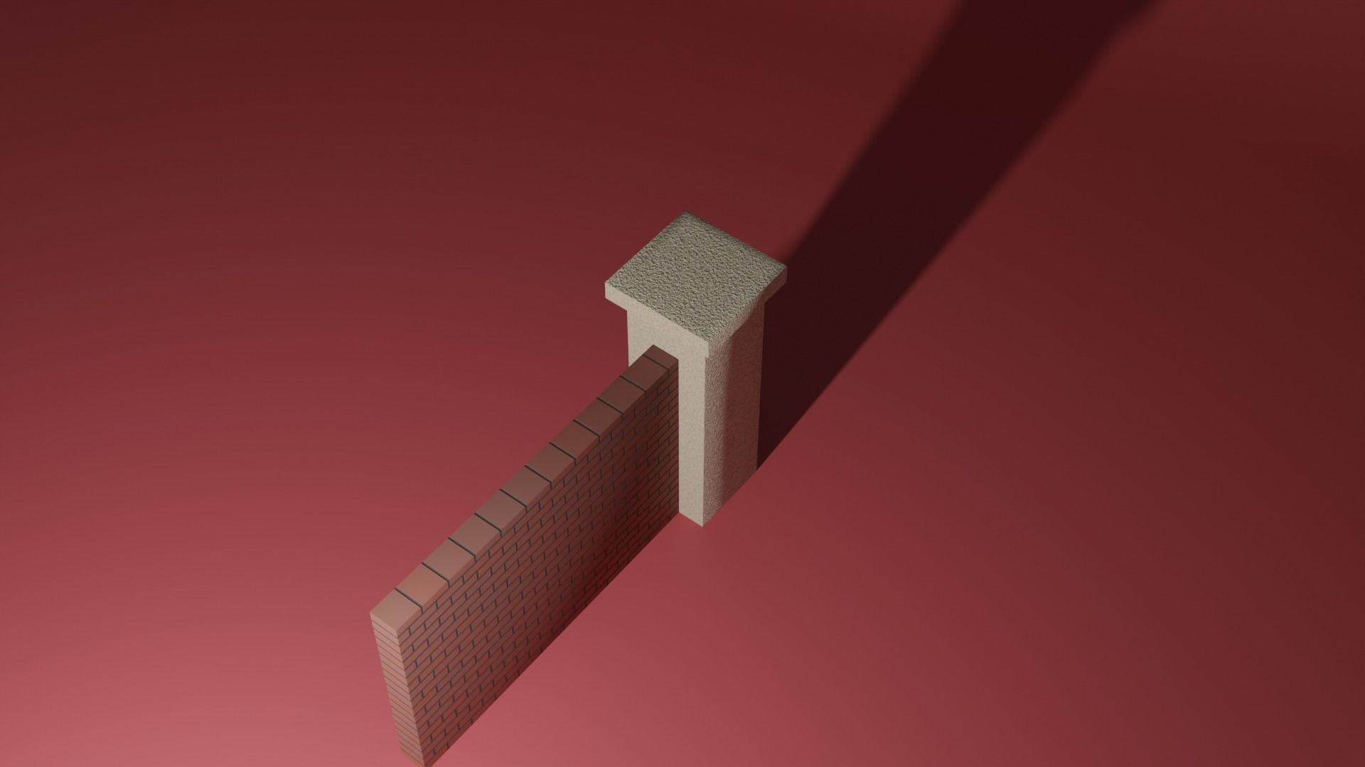 Park wall 3D model_8