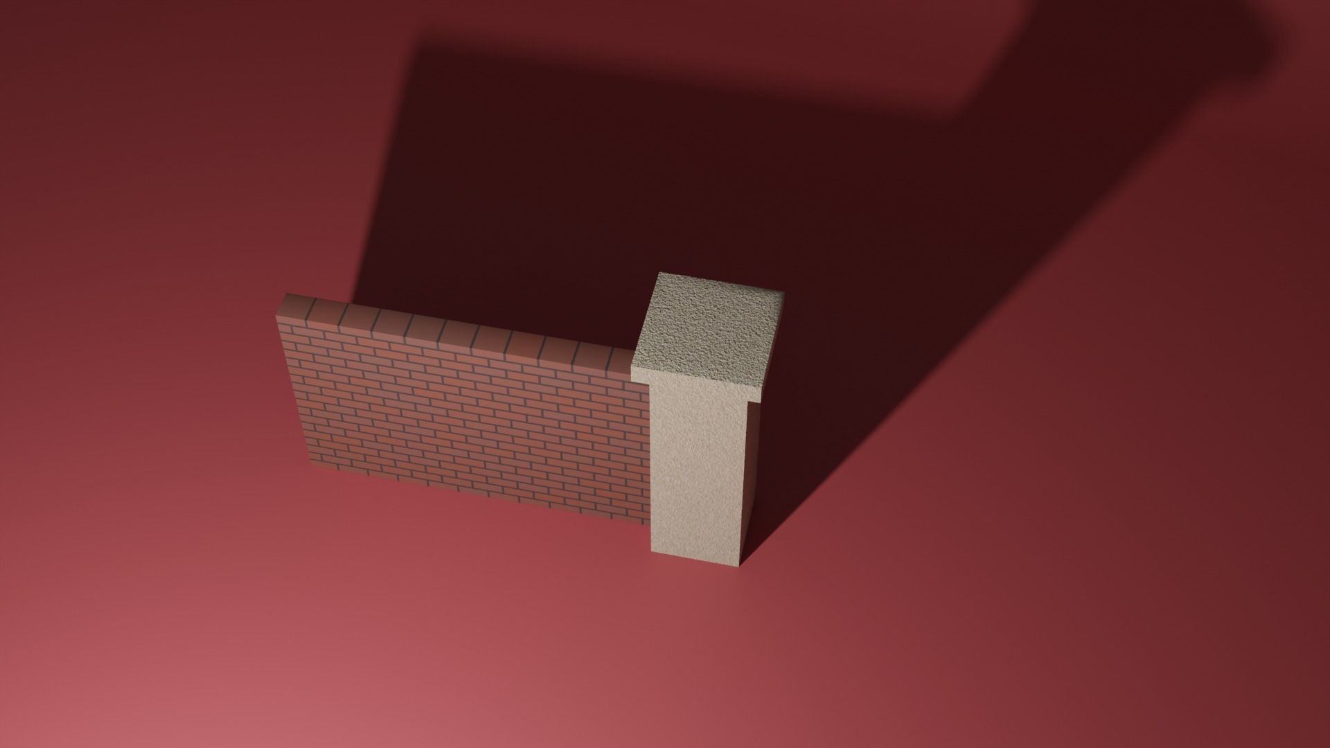 Park wall 3D model_9