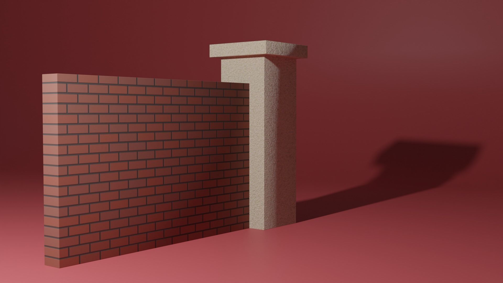 Park wall 3D model_14