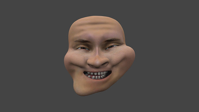 TROL-002 Troll Face 3D model