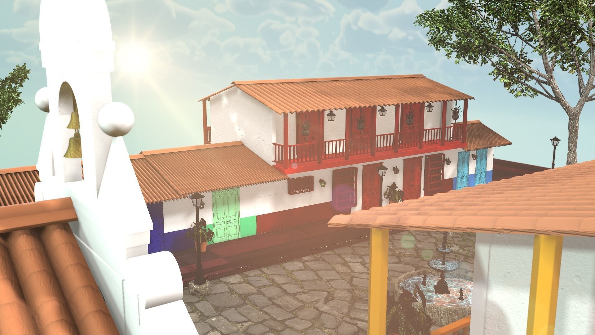 PUEBLITO PAISA - MEDELLIN - COLOMBIA 3D model_3