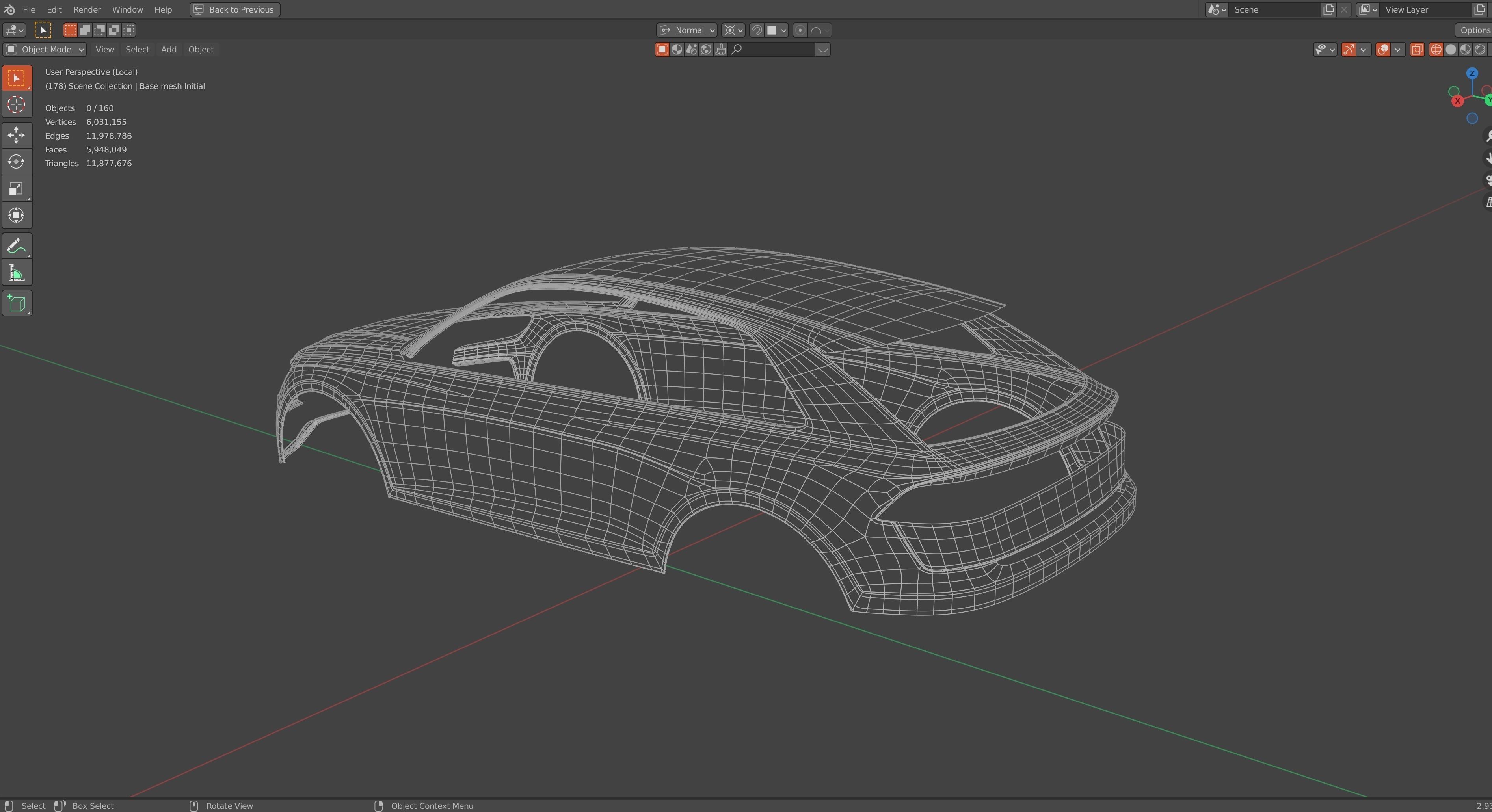 Audi Q8 2018 Blender model  3D model_8