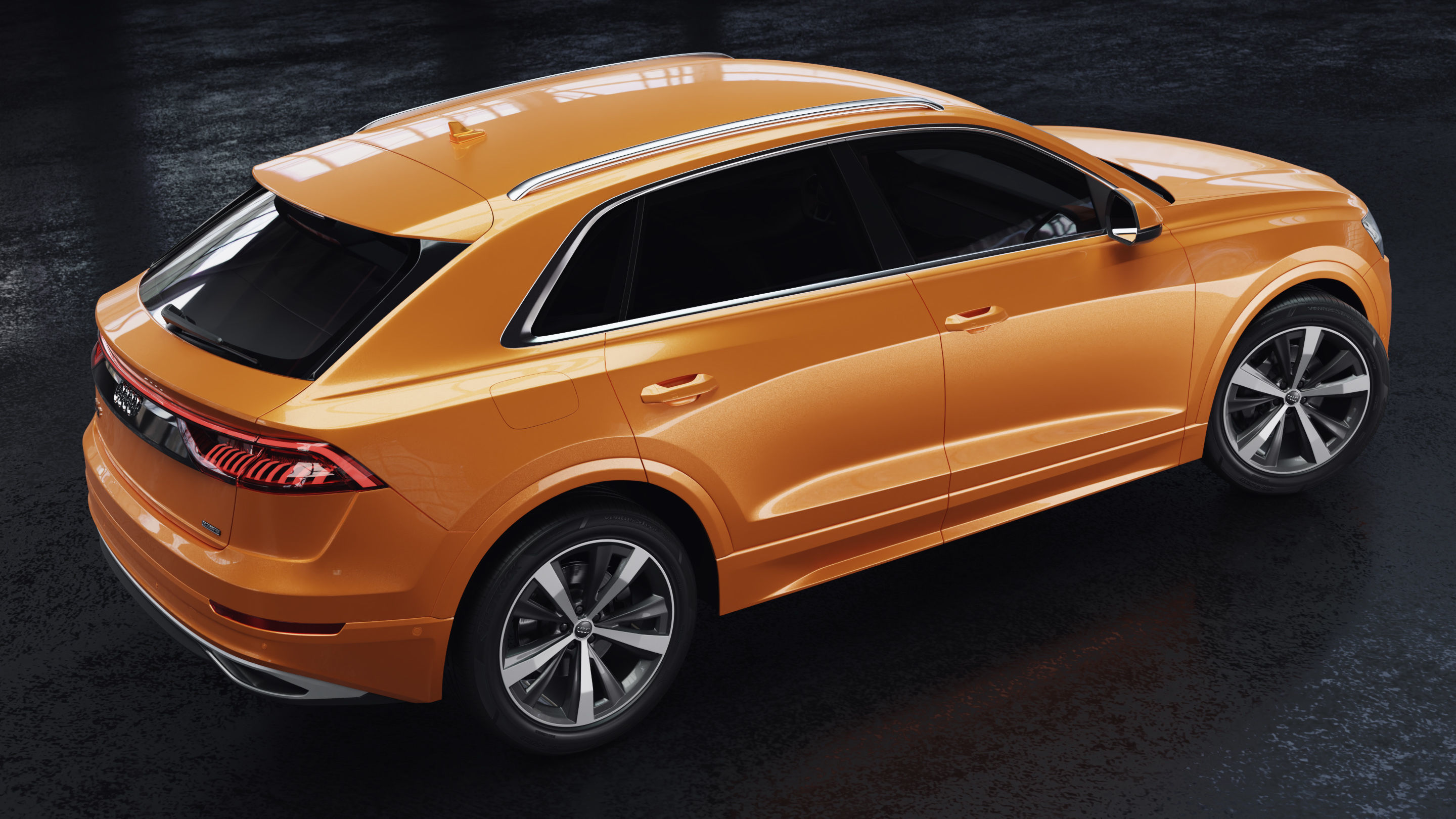 Audi Q8 2018 Blender model  3D model_1