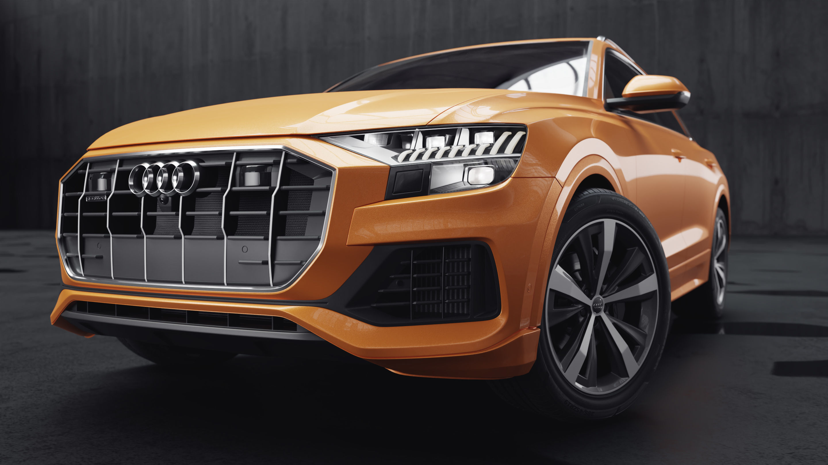 Audi Q8 2018 Blender model  3D model_2