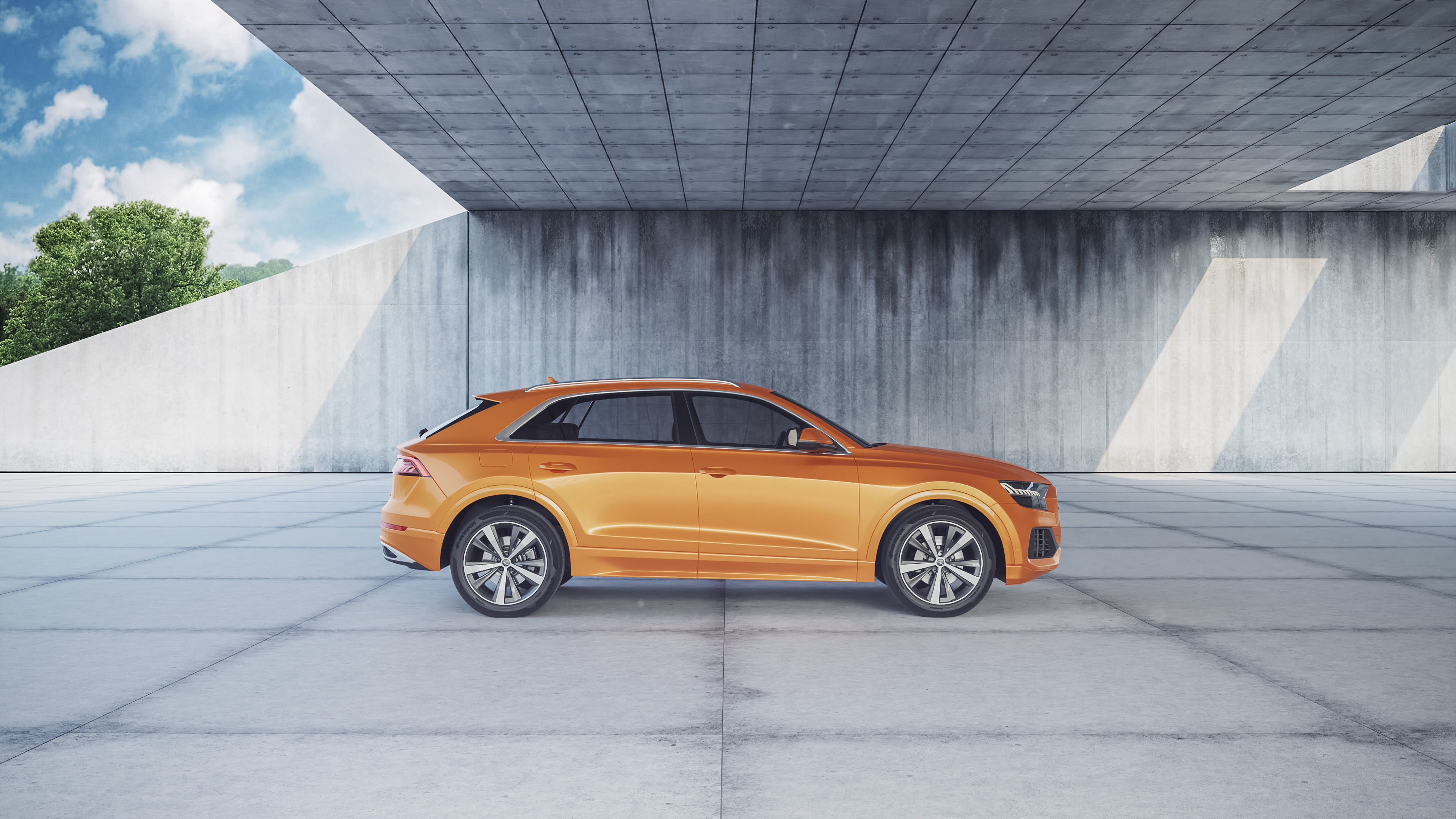 Audi Q8 2018 Blender model  3D model_4