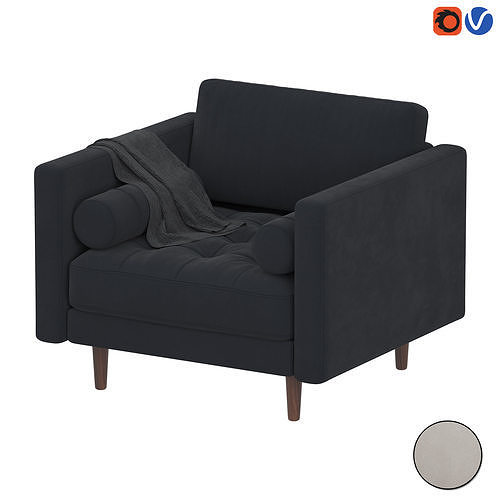 Rove Concepts Luca Armchair 3D model