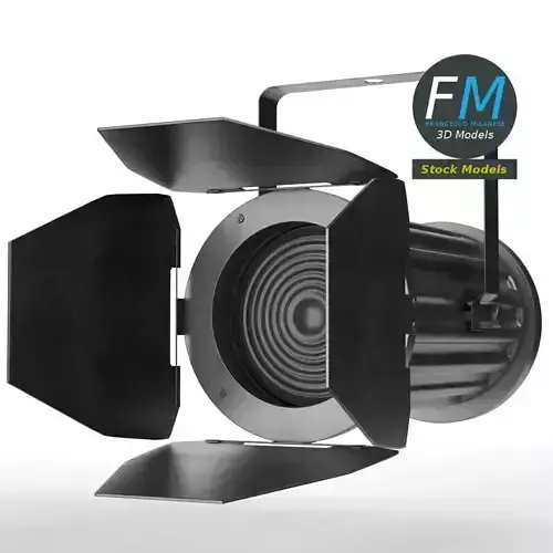 DMX stage light 2 3D model