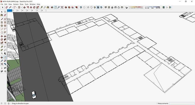 Sketchup School and University K10 3D model 6